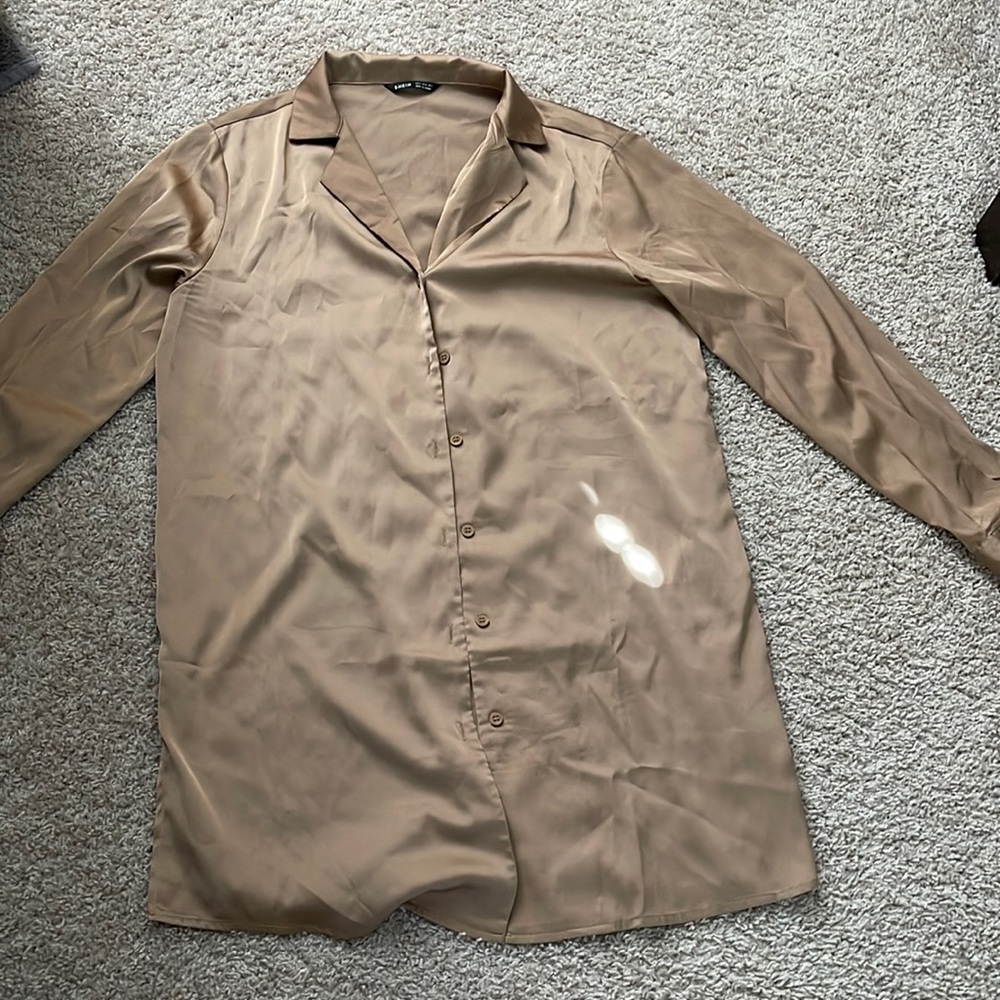 Faux Silk Tunic